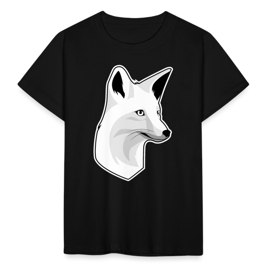 Kinder T-Shirt "Schöner Fuchs" - Schwarz