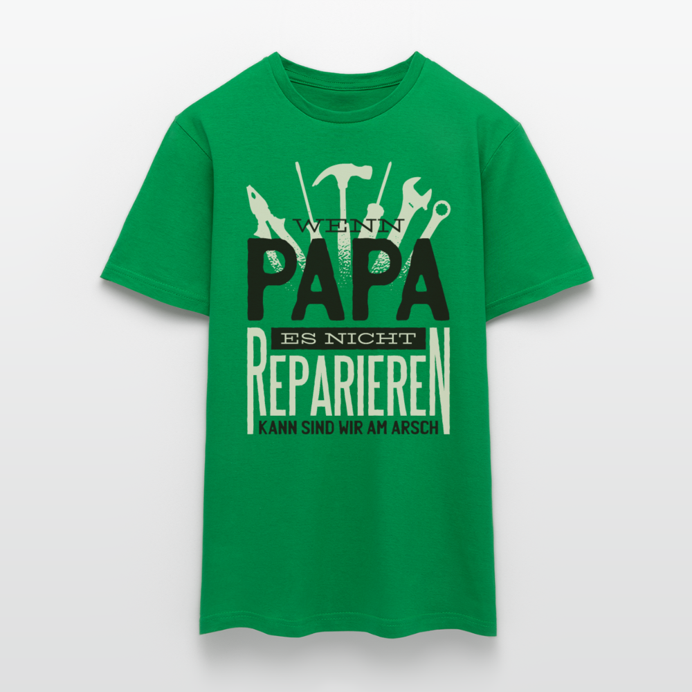 Männer T-Shirt "Wenn Papa es nicht reparieren kann..." - Kelly Green