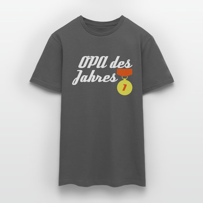 Männer T-Shirt "Opa des Jahres" - Anthrazit