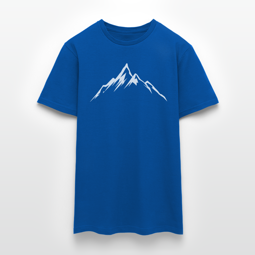 Männer T-Shirt "Einfache Berge" - Royalblau