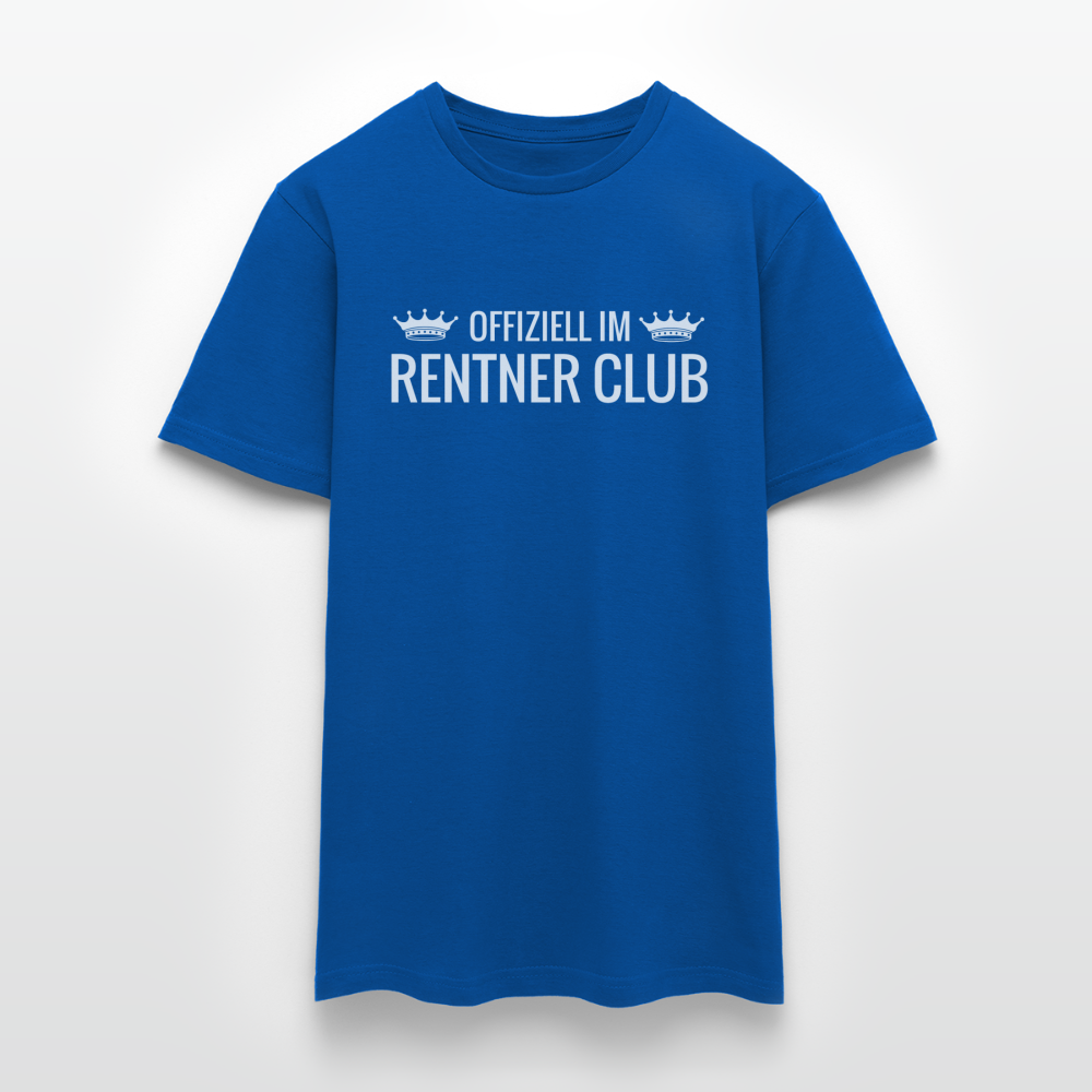 T-Shirt "Offiziell im Rentner Club" - Royalblau