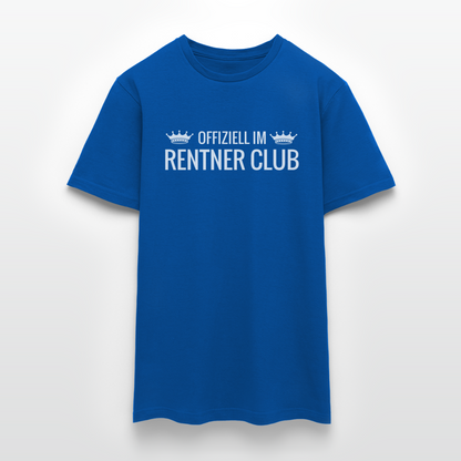 T-Shirt "Offiziell im Rentner Club" - Royalblau