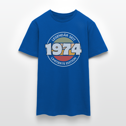 Männer T-Shirt "Legendär seit 1974 - Limitierte Edition" - Royalblau