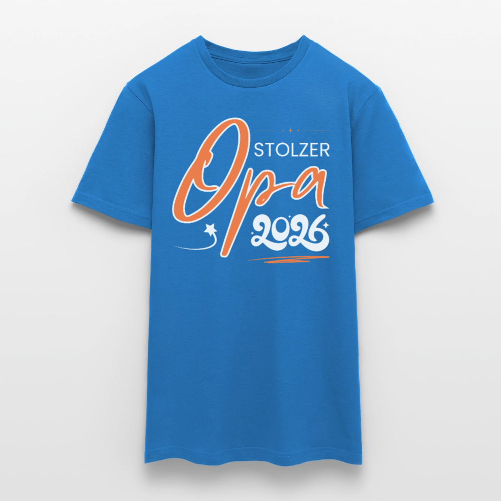 Männer T-Shirt "Stolzer Opa 2026" - Royalblau
