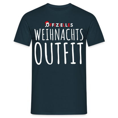 Männer T-Shirt "Offizielles Weihnachtsoutfit" - Navy