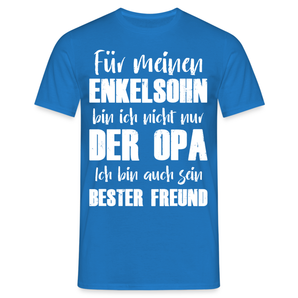 Männer T-Shirt "Für meinen Enkelsohn bin ich nicht nur der Opa" - Royalblau