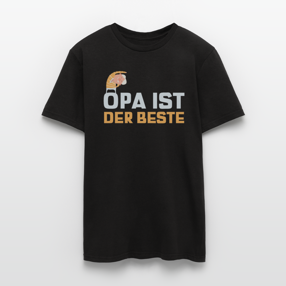 Männer T-Shirt "Opa ist der beste" - Schwarz