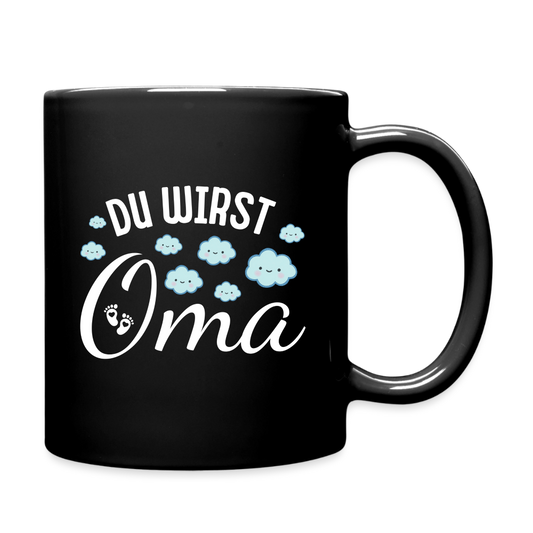 Tasse "Du wirst Oma" - Schwarz