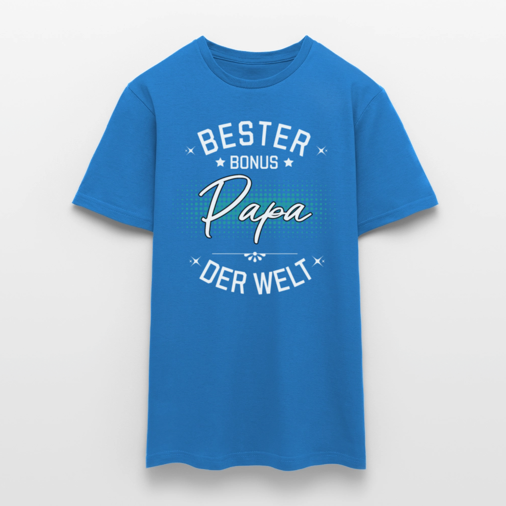 Männer T-Shirt "Bester Bonus Papa der Welt" - Royalblau