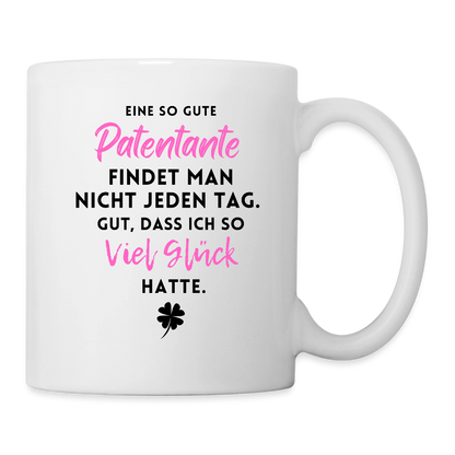 Tasse "Eine so gute Patentante" - Weiß