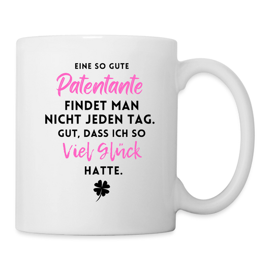 Tasse "Eine so gute Patentante" - Weiß