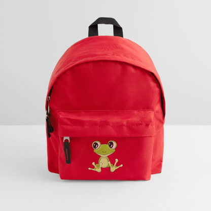 Kinder Rucksack "Niedlicher Frosch" - Rot