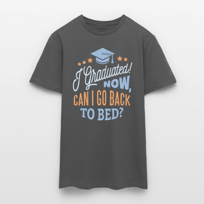 Männer T-Shirt "I graduated" - Anthrazit