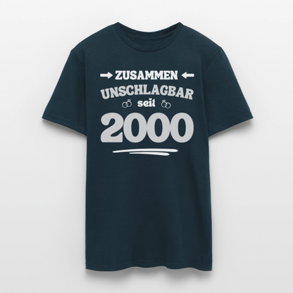 Männer T-Shirt "Zusammen unschlagbar seit 2000" - Navy