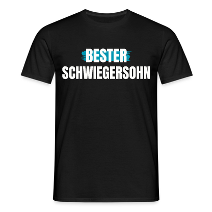 Männer T-Shirt "Bester Schwiegersohn" - Schwarz