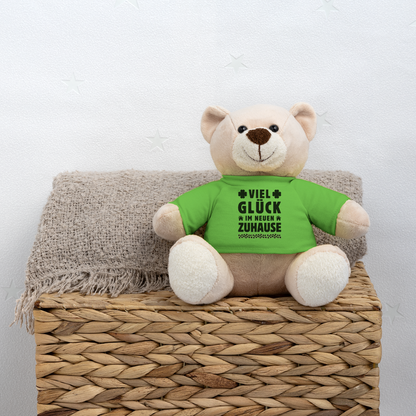 Teddy "Viel Glück im neuen Zuhause" - Hellgrün