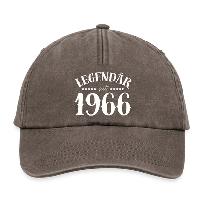 Vintage Cap "Legendär seit 1966" - Vintage Braun
