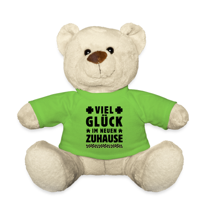Teddy "Viel Glück im neuen Zuhause" - Hellgrün