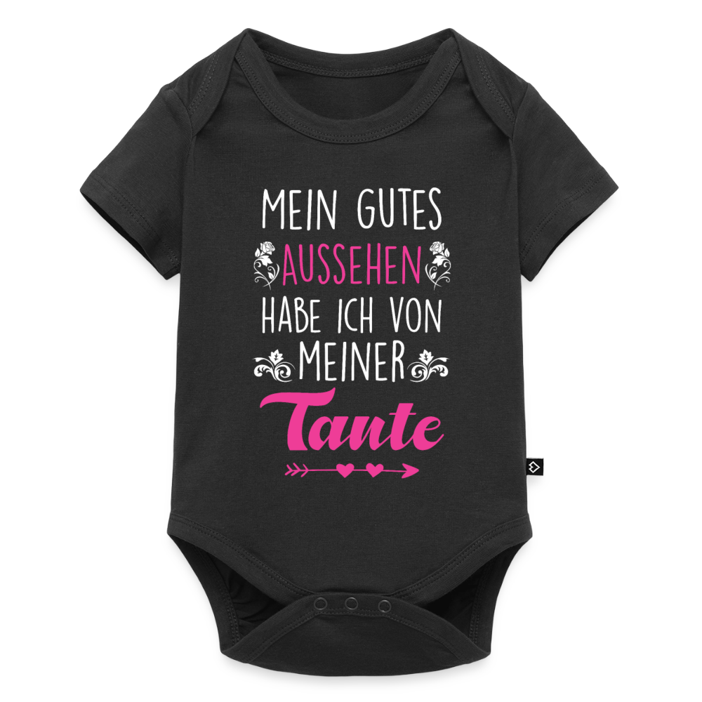 Baby Body "Mein gutes Aussehen habe ich von meiner Tante" - Schwarz