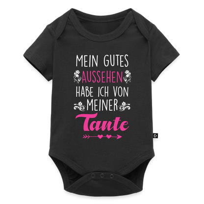 Baby Body "Mein gutes Aussehen habe ich von meiner Tante" - Schwarz
