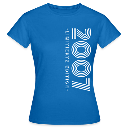 Frauen T-Shirt "2007 - Limitierte Edition" - Royalblau
