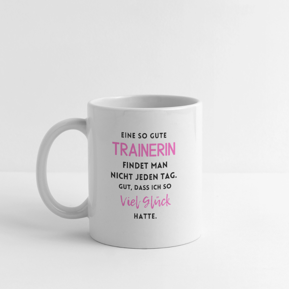 Tasse "Eine so gute Trainerin" - Weiß