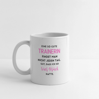 Tasse "Eine so gute Trainerin" - Weiß