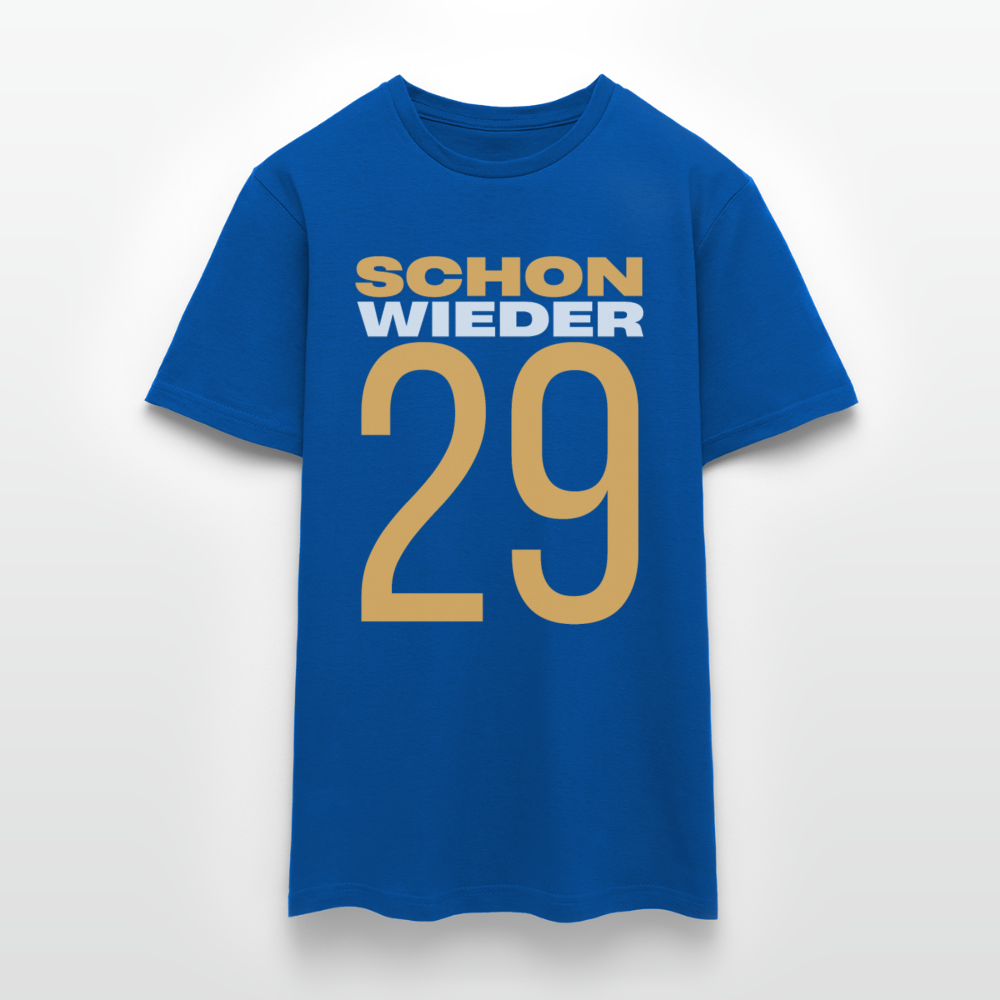 Männer T-Shirt "Schon wieder 29" - Royalblau