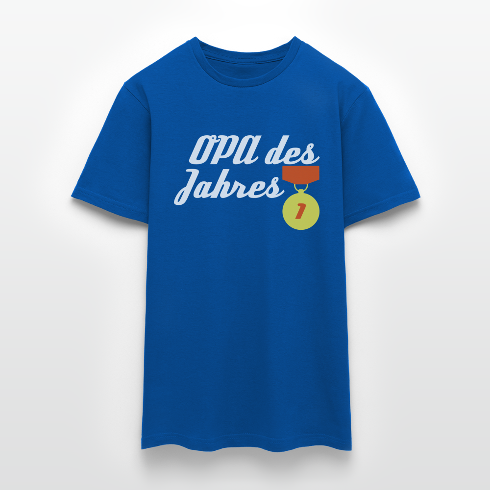 Männer T-Shirt "Opa des Jahres" - Royalblau