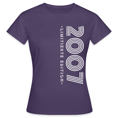 Frauen T-Shirt "2007 - Limitierte Edition" - Dunkellila