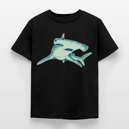 Kinder T-Shirt "Hammerhai" - Schwarz