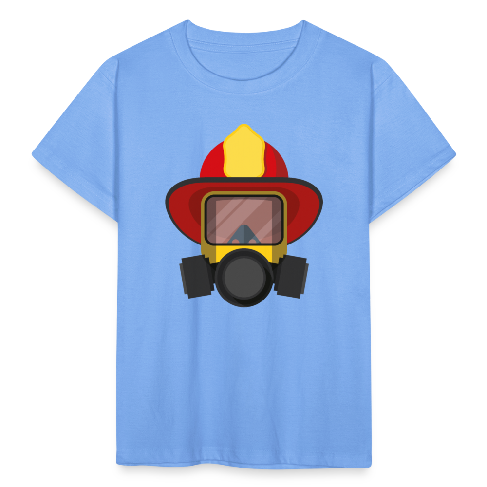 Kinder T-Shirt "Feuerwehr-Helm" - Himmelblau