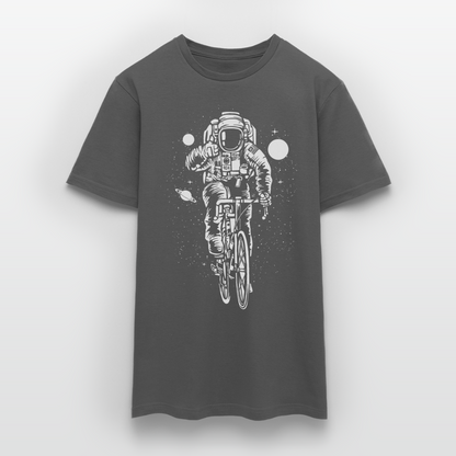 Männer Bio T-Shirt "Astronaut mit Fahrrad" - Anthrazit