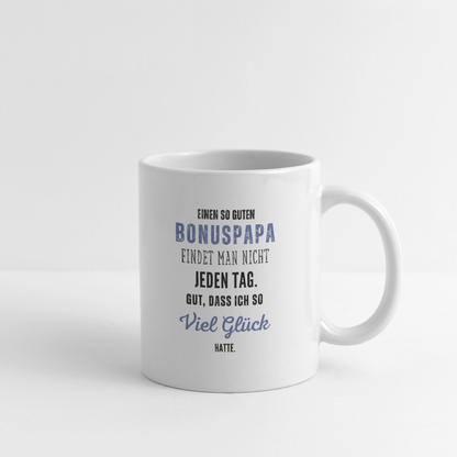 Tasse "Einen so guten Bonuspapa" - Weiß