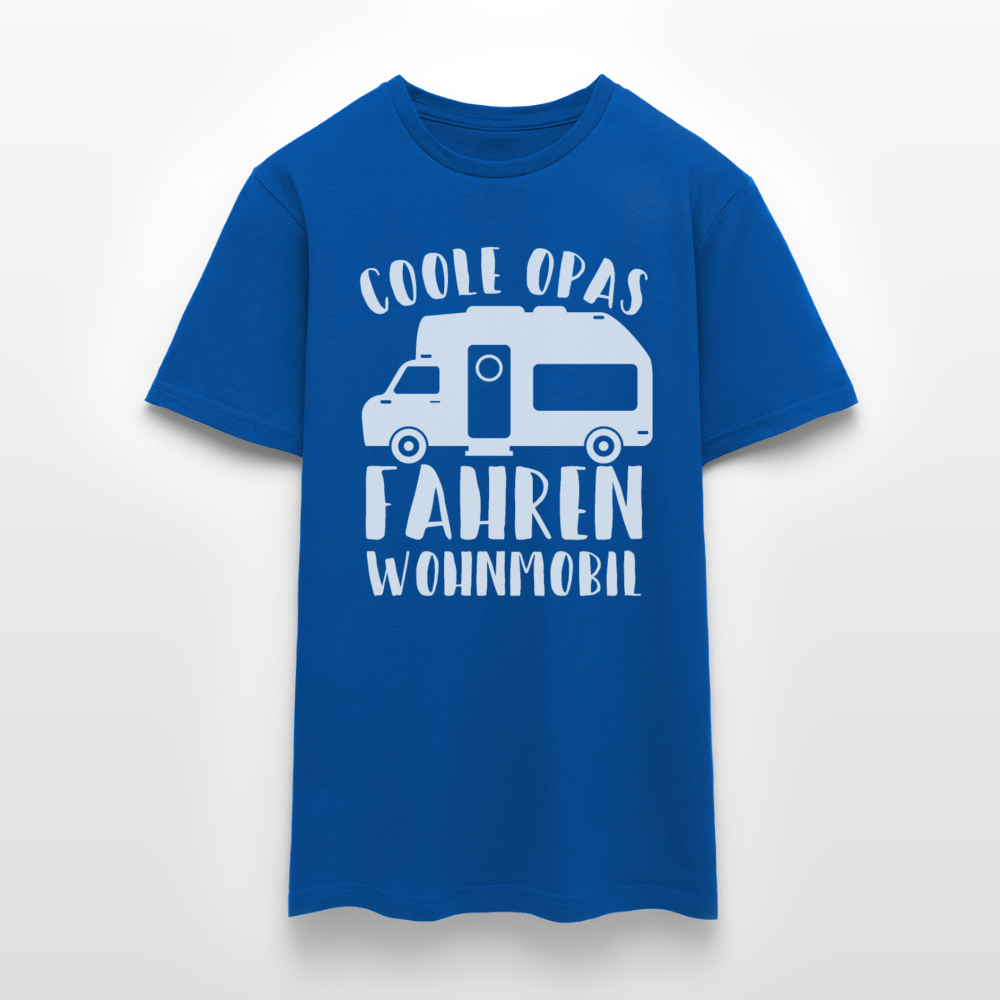 Männer T-Shirt "Coole Opas fahren Wohnmobil" - Royalblau