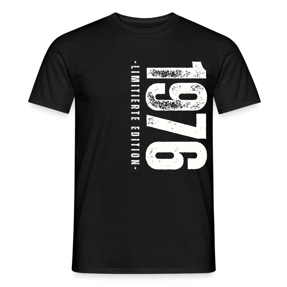 Männer T-Shirt "1976 - Limitierte Edition" - Schwarz