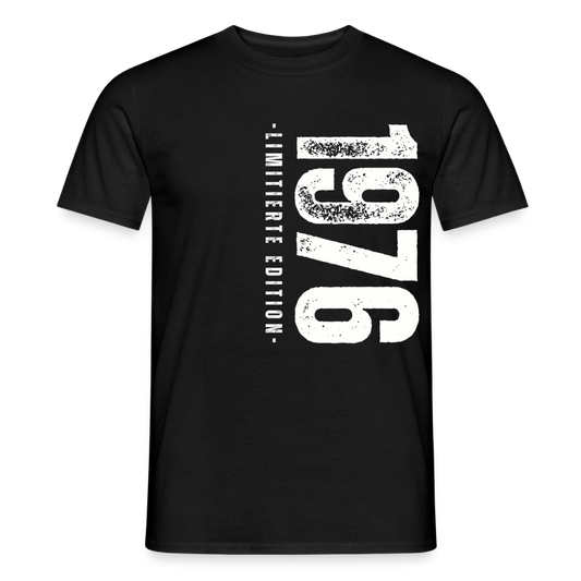 Männer T-Shirt "1976 - Limitierte Edition" - Schwarz