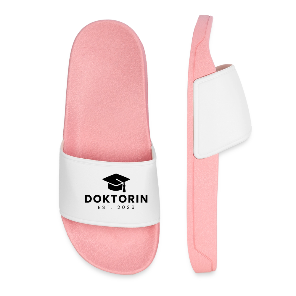 Frauen Badelatschen "Doktorin 2026" - Hellrosa