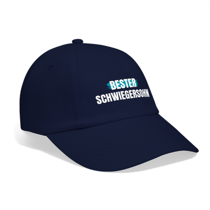 Baseballkappe "Bester Schwiegersohn" - Blau/Blau