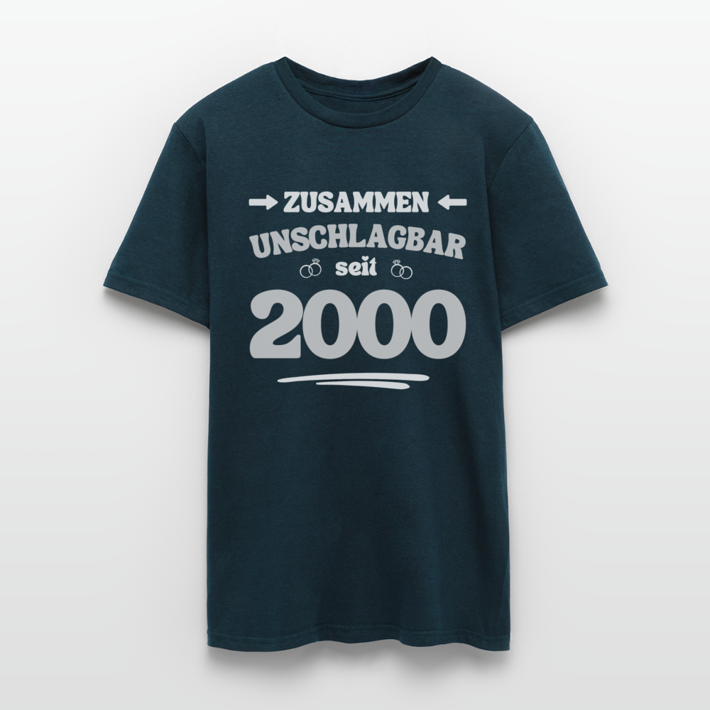 Männer T-Shirt "Zusammen unschlagbar seit 2000" - Navy