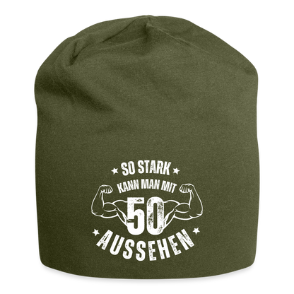 Mütze "So stark kann man mit 50 aussehen" - Olive