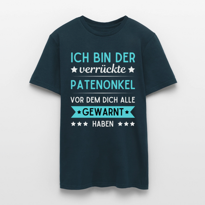 Männer T-Shirt "Ich bin der verrückte Patenonkel..." - Navy