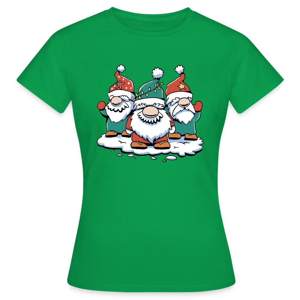 Frauen T-Shirt "Lustige Weihnachtswichtel" - Kelly Green