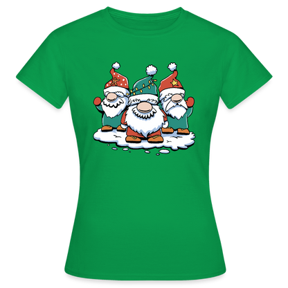 Frauen T-Shirt "Lustige Weihnachtswichtel" - Kelly Green