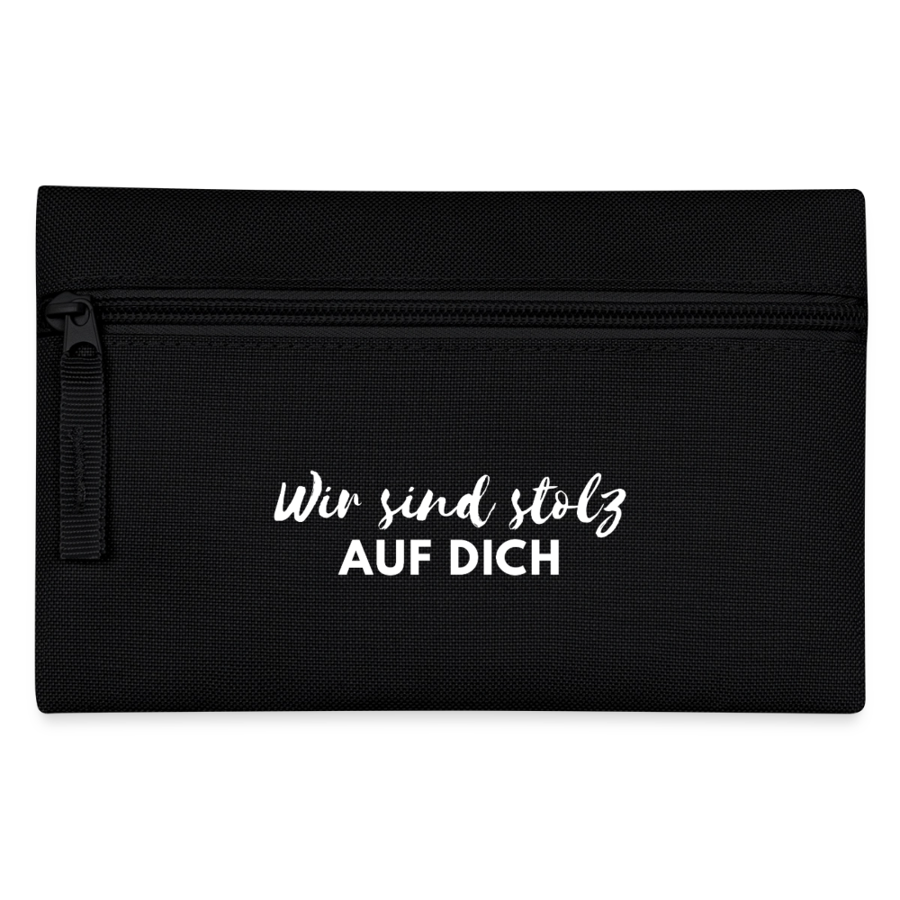 Geldbörse "Wir sind stolz auf dich" - Schwarz