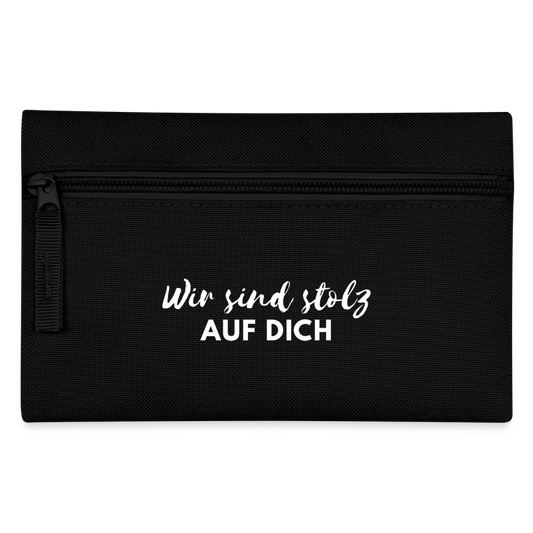 Geldbörse "Wir sind stolz auf dich" - Schwarz