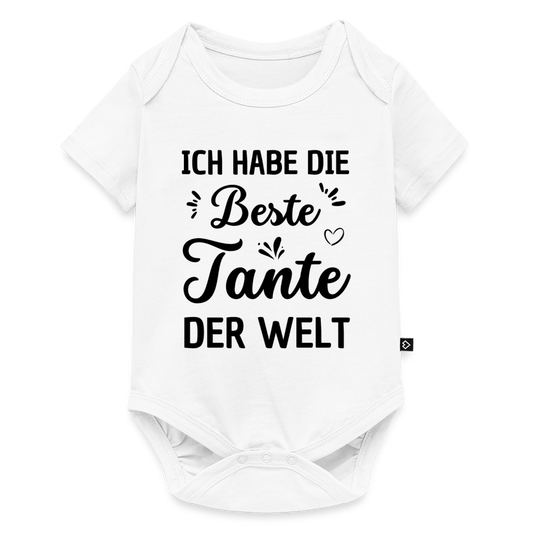 Baby Body "Ich habe die beste Tante der Welt - Weiß