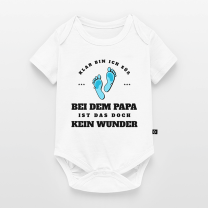 Baby Body "Klar bin ich süß bei dem Papa" - Weiß