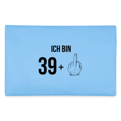 Geldbörse "Ich bin 39 plus Mittelfinger" - Hellblau