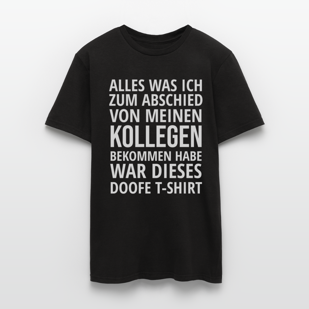 Männer T-Shirt "Abschied Kollege" - Schwarz